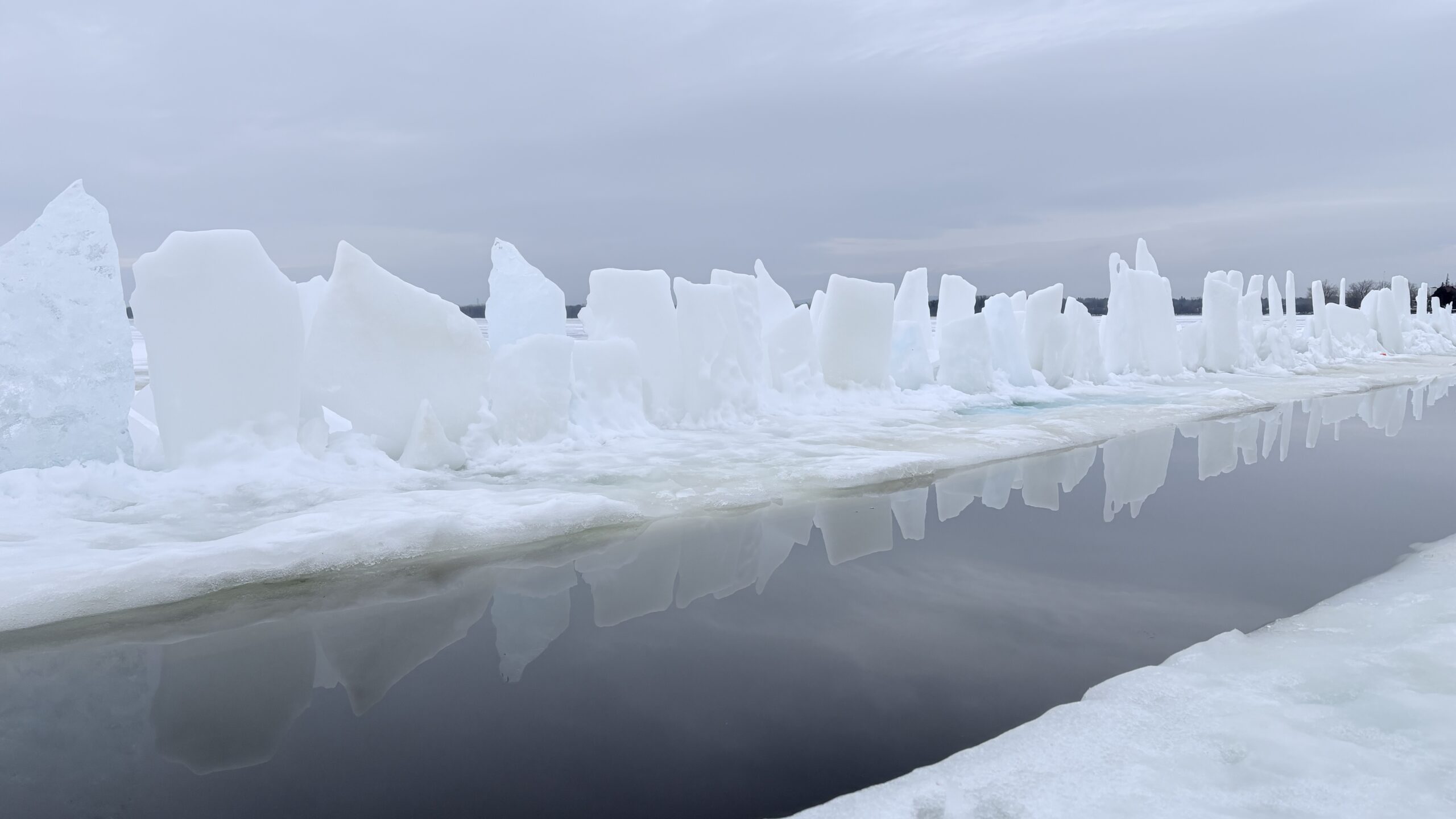 Winter River Swimmers in Ottawa